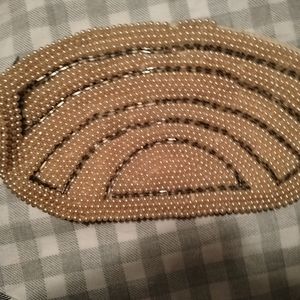 Vintage Hand beaded clutch bag